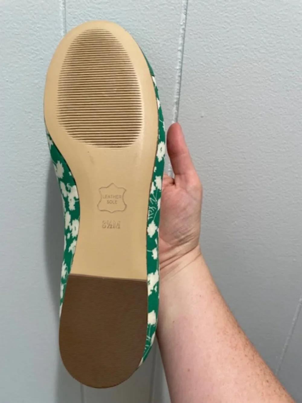 Talbot Green Flowered Blair Ballet Flat - 8.5m